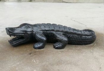 徐州经典鳄鱼景观石雕