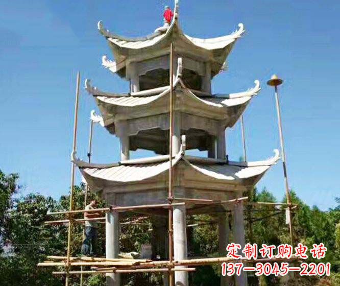 徐州精美古典凉亭石雕