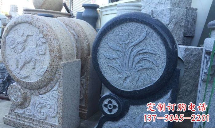 徐州仿古抱鼓石招财石门墩