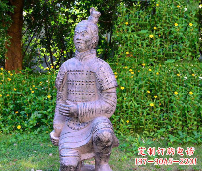 徐州仿古兵马俑公园人物石雕