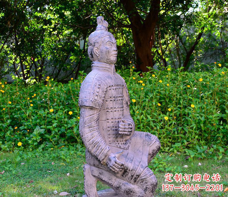 徐州仿古兵马俑公园景观石雕