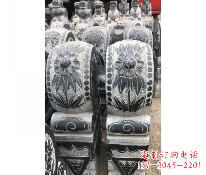 徐州仿古石门墩镇宅抱鼓石