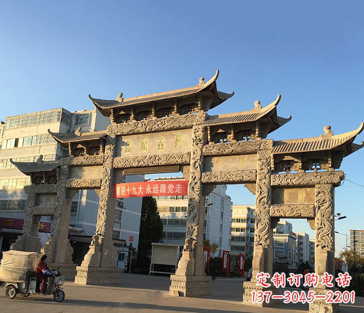 徐州仿古石牌坊雕塑