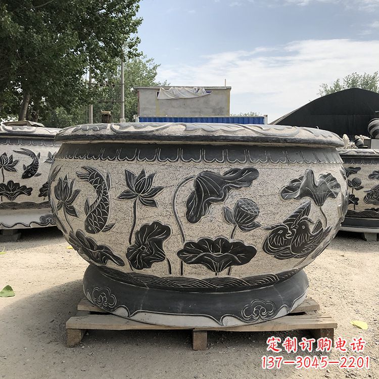徐州仿古鱼缸花盆摆件