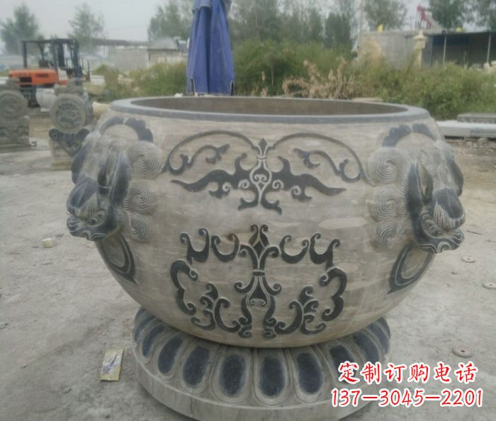 徐州仿古圆形水缸石雕