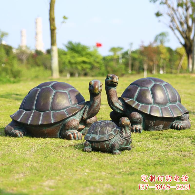 徐州仿铜做工精美的乌龟雕塑摆件