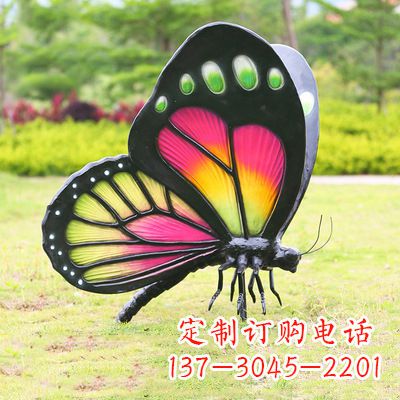 徐州仿真蝴蝶_品红色款405x78x110