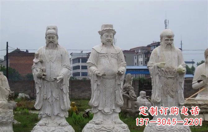 徐州福禄寿神像石雕