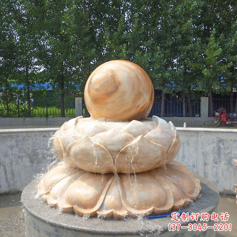 徐州高档石制风水球雕塑让您的空间充满风水之力