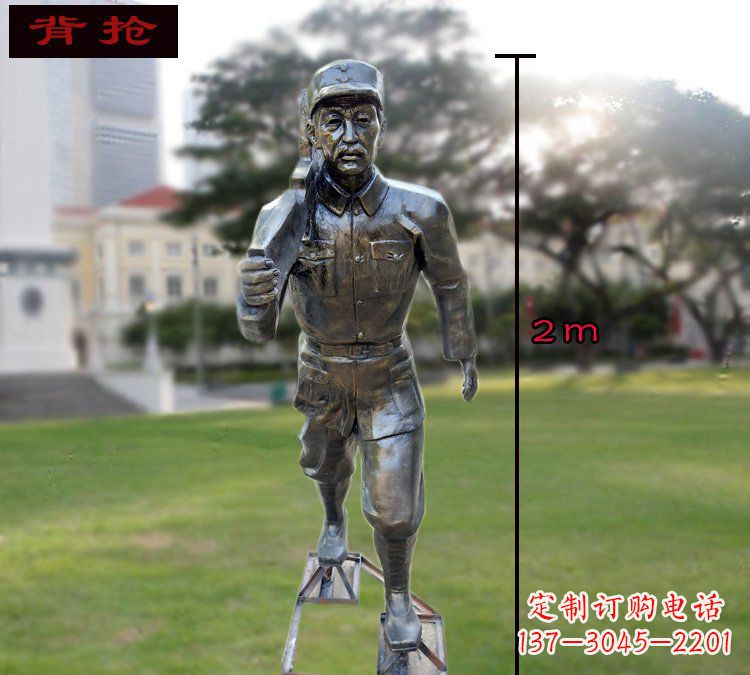 徐州中领雕塑英勇勇士铜雕