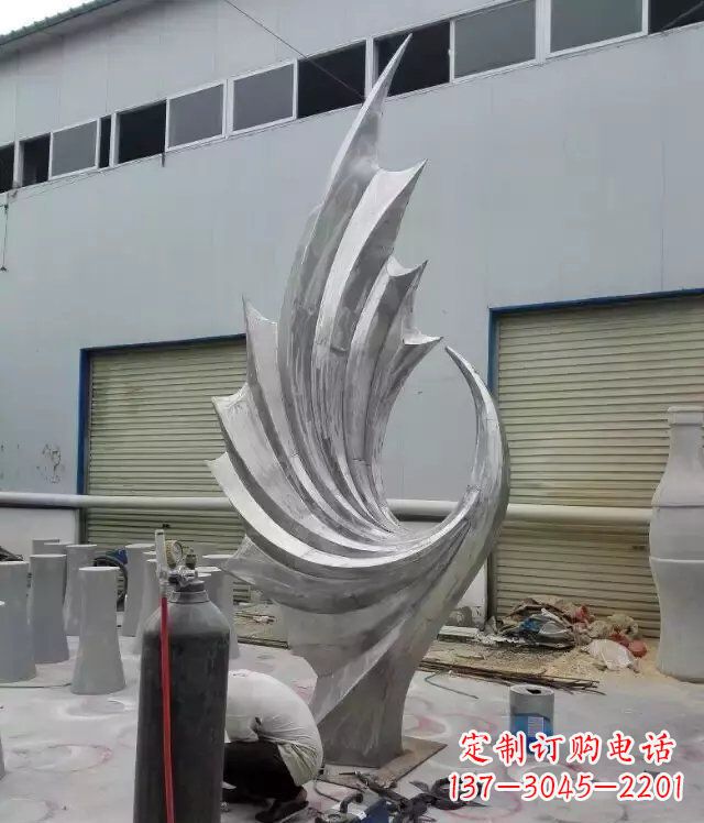 徐州 不锈钢凤凰抽象雕塑