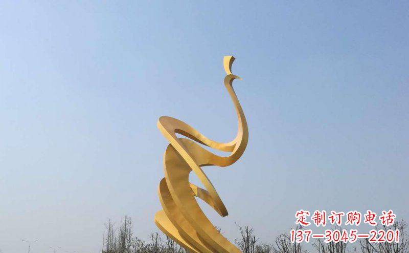 徐州抽象凤凰不锈钢雕塑