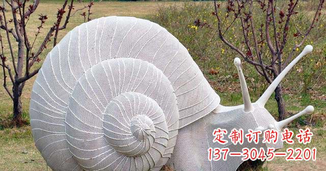 徐州抽象不锈钢蜗牛雕塑