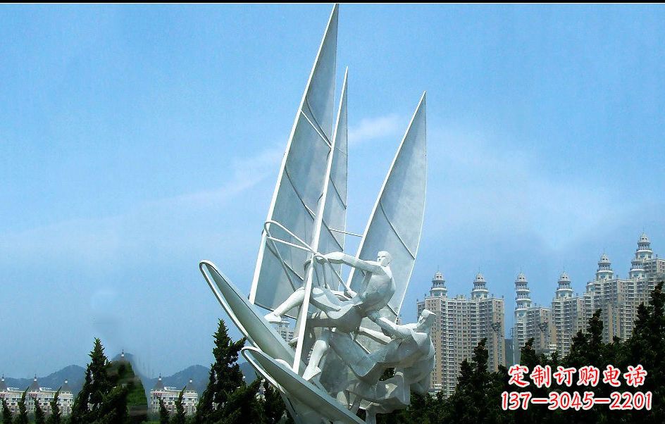 徐州不锈钢帆船比赛雕塑