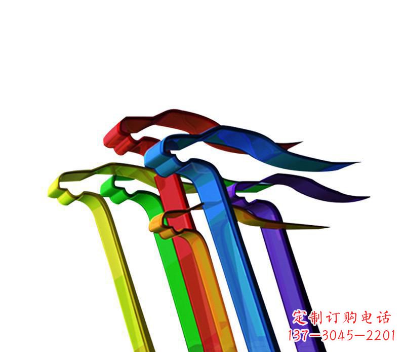 徐州公园不锈钢飞翔飘带景观雕塑