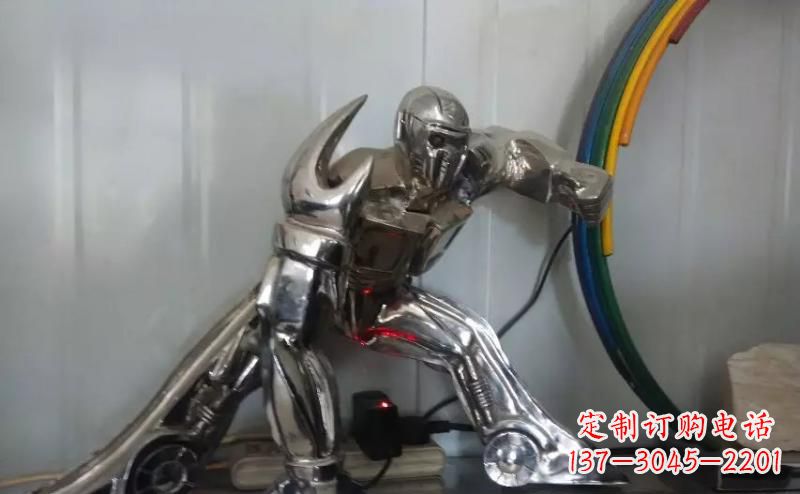 徐州公园不锈钢机器人雕塑