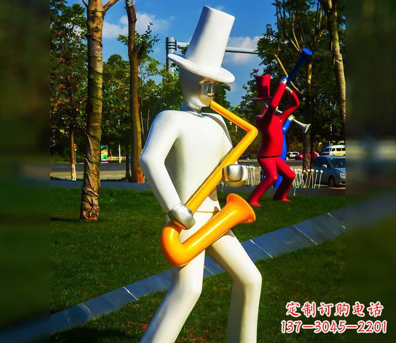 徐州公园不锈钢萨克斯
