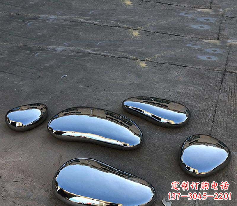 徐州不锈钢水滴景观雕塑美轮美奂,营造自然灵动