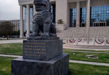 徐州法院神兽獬豸雕塑--正大光明庇护激励雕塑