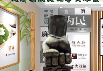 徐州中领雕塑-反腐廉政文化景观铜雕