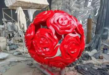 徐州优雅柔美的玫瑰雕塑