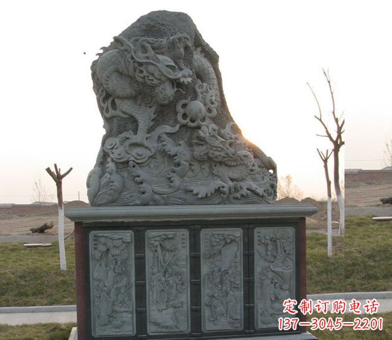 徐州公园大理石龙雕塑