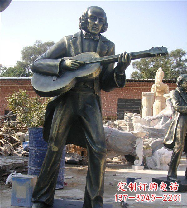 徐州高端精致吉他雕塑