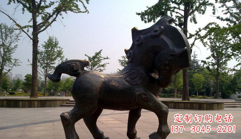徐州中领雕塑灵动小马铜雕