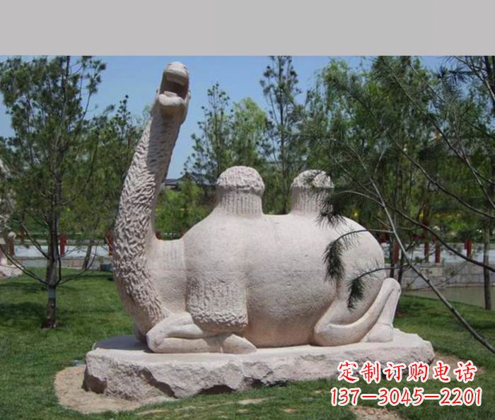 徐州优雅骆驼石雕