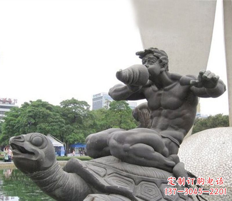徐州海龟雕塑,漫步沙滩时的自然之美
