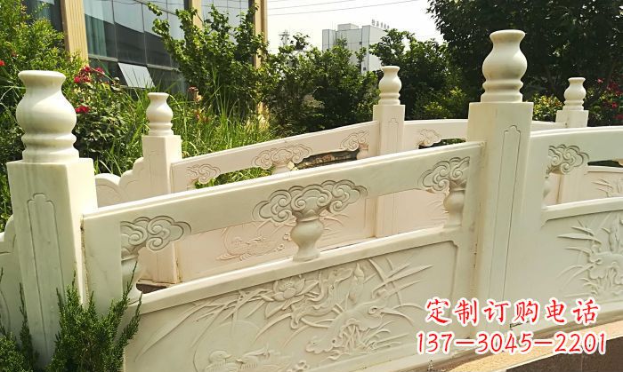 徐州精美汉白玉石拱桥雕塑