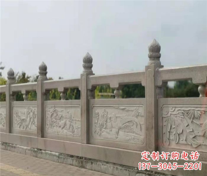 徐州泰山大理石浮雕栏板雕塑