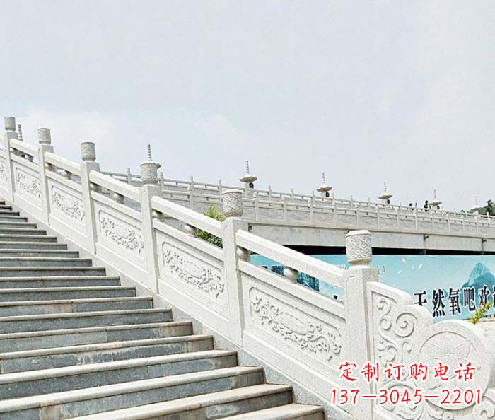 徐州精美绝伦的汉白玉石栏板雕塑