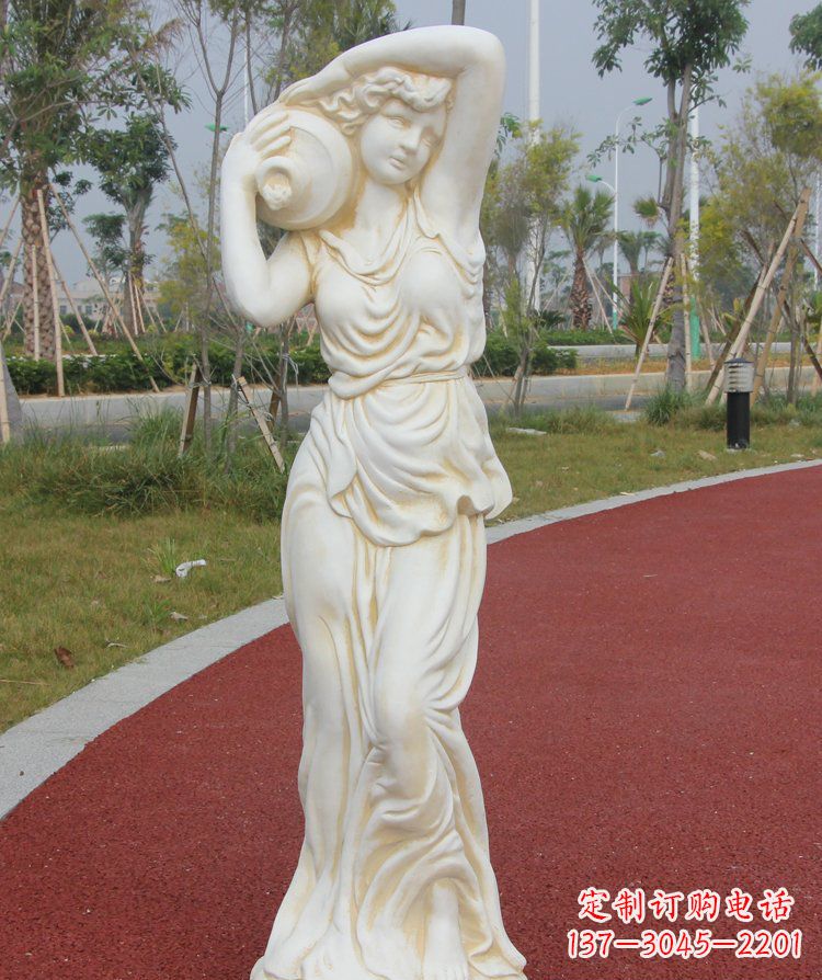 徐州传统仕女石质雕塑