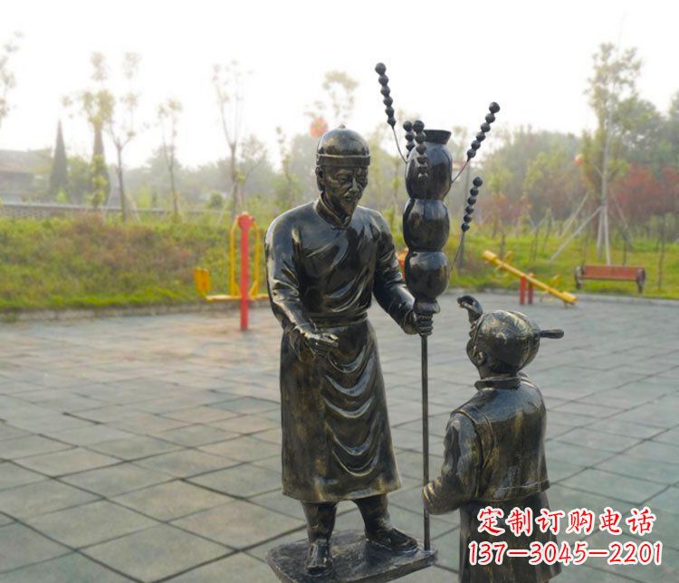 徐州精美仿铜葫芦雕塑