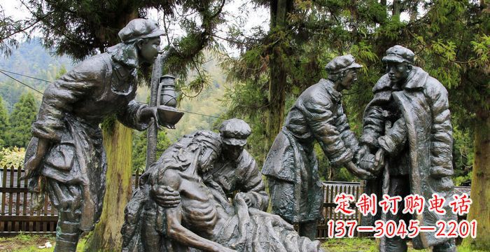 徐州红军铜雕,宣扬时代之精神