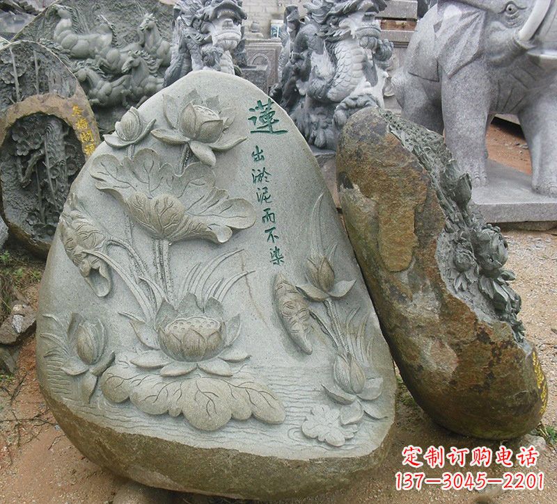 徐州以莲花为灵感的浮雕艺术