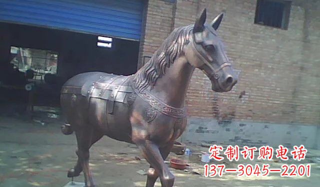 徐州公园马动物铜雕 (4)