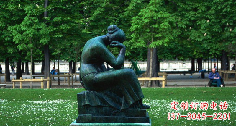 徐州经典精美女人铜雕