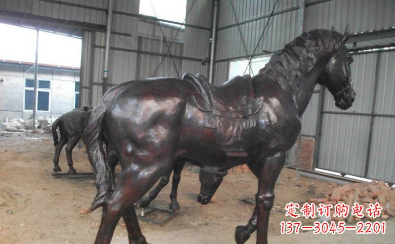 徐州公园铜马动物铜雕