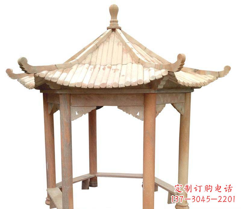 徐州精美六角凉亭雕塑