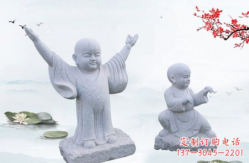 徐州中领雕塑精美的和尚石雕