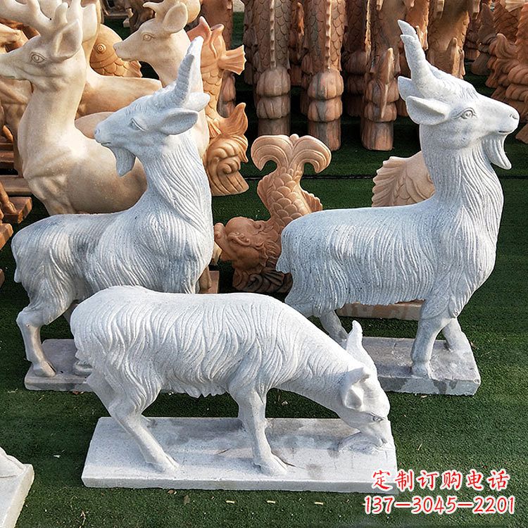 徐州精美白玉石动物雕塑