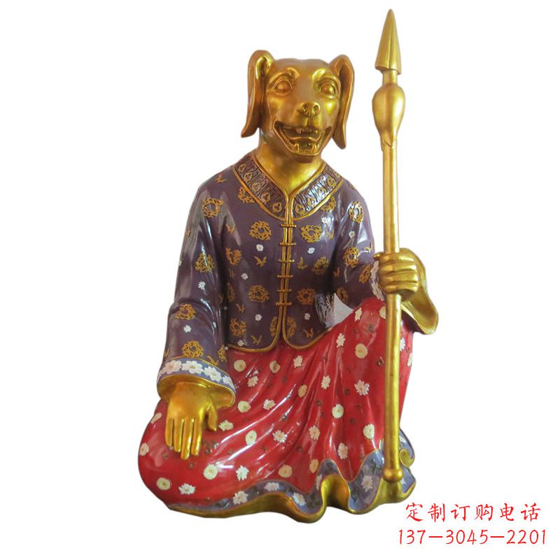 徐州高端可爱的玻璃钢生肖雕塑