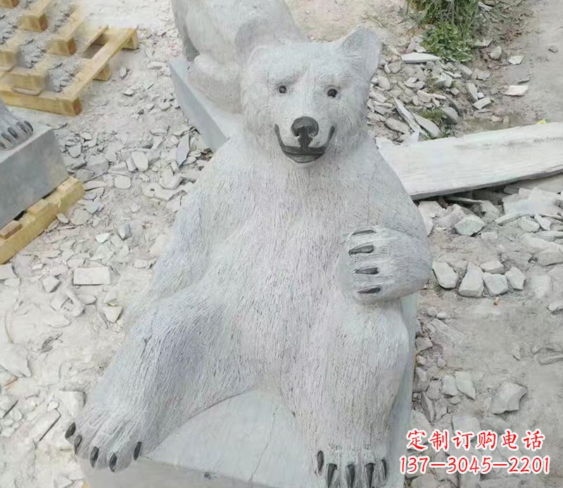 徐州精美狗熊石雕