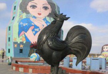 徐州艺术精美的公鸡雕塑