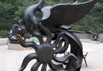徐州天四灵朱雀神鸟雕塑——象征希望的贵族精神