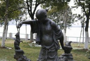 徐州铜质高端松鼠雕塑