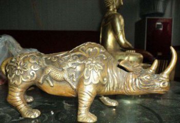 徐州中领雕塑犀牛铜雕