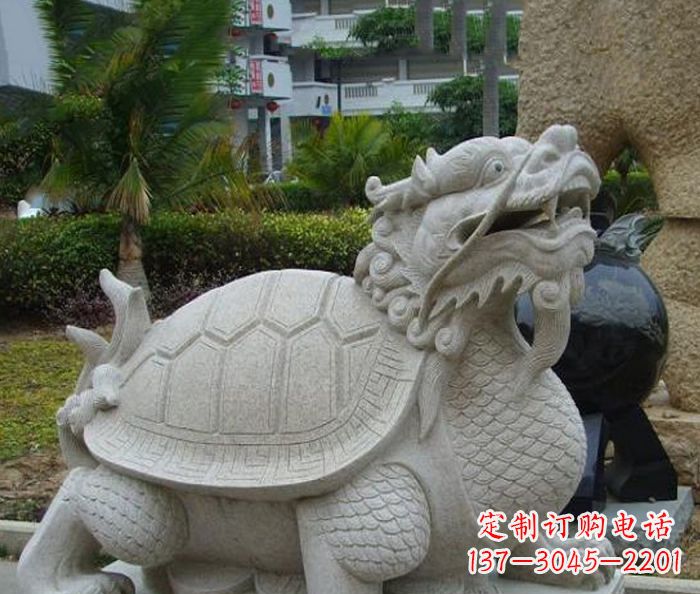 徐州中领雕塑:古典神兽龙龟石雕精神的传承
